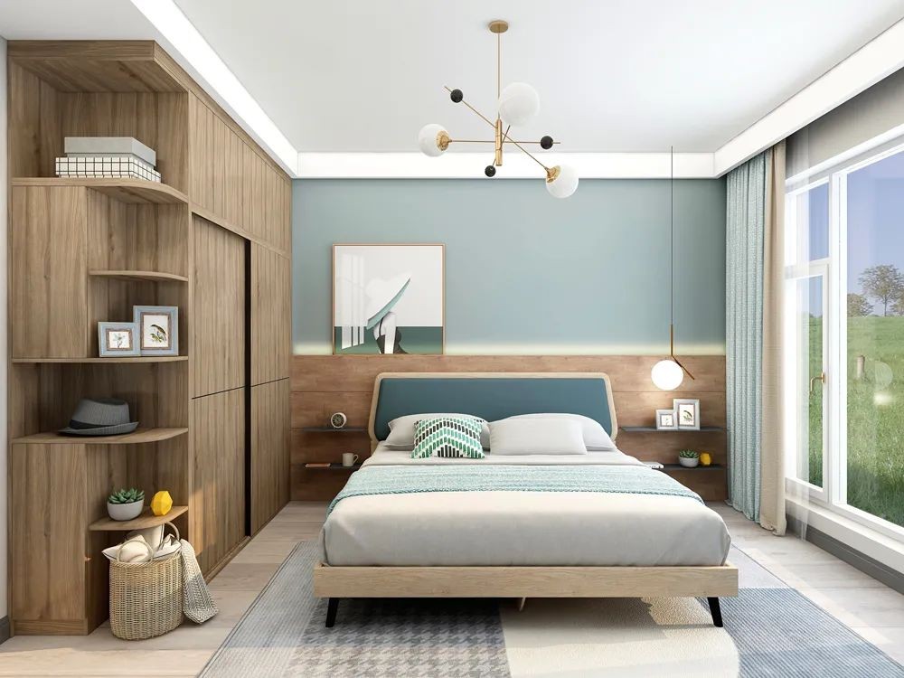 全友家居卧室全套设计,全友卧室定制效果图