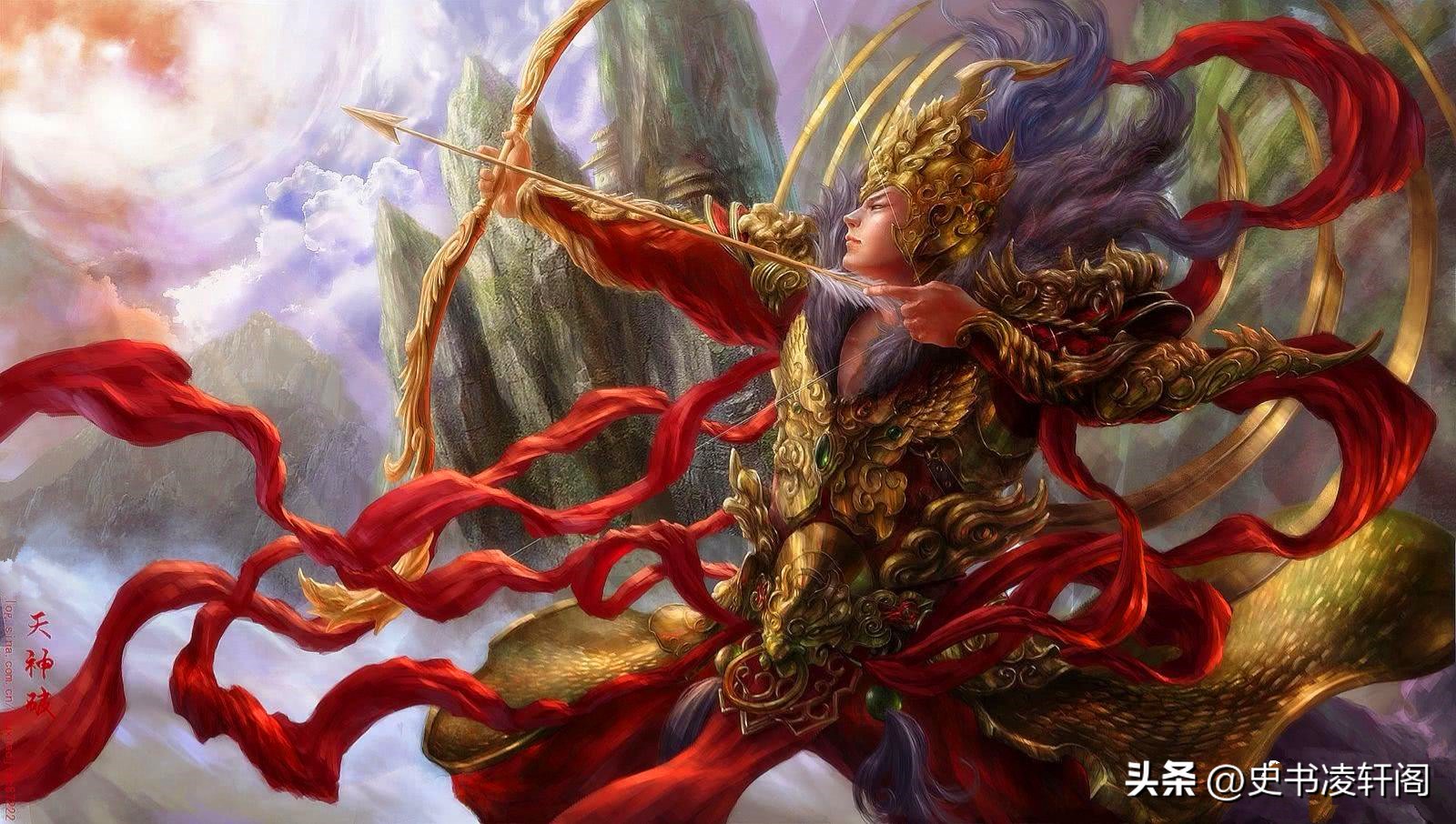 神话中的火神祝融,祝融是中国上古神话中的火神