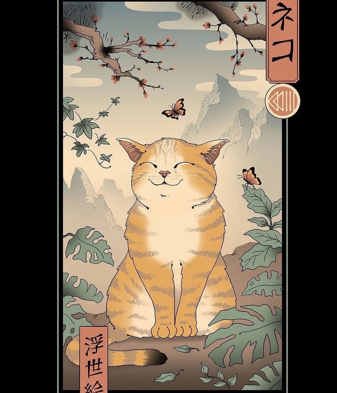 浮世绘动漫插画,菲律宾著名插画师作品