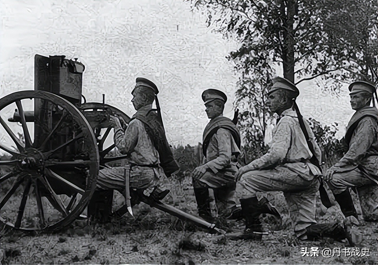 早期失败的机枪战术探索，俄国M1905型牵引式堡垒机枪