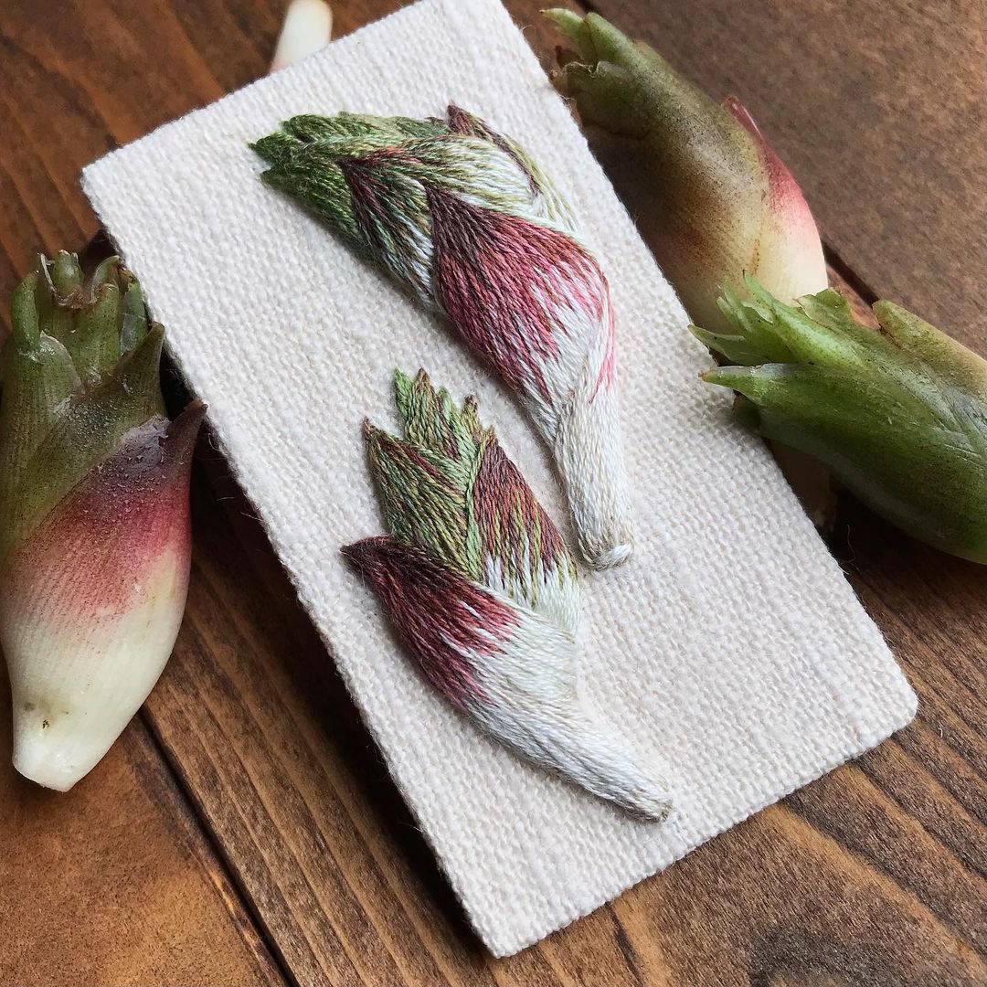 一针一线日本纯手工刺绣,日本刺绣简单又漂亮