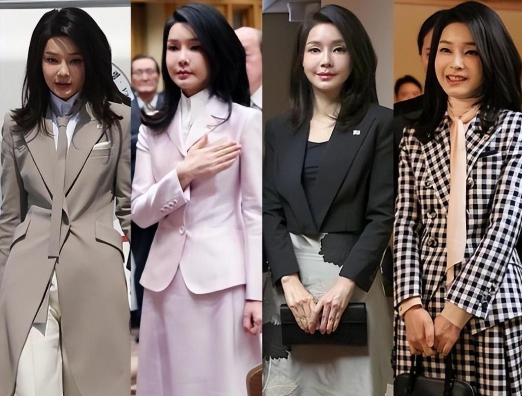 韩国第一夫人穿着,韩国第一夫人绿色礼服