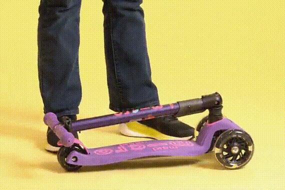 迈古两轮儿童滑板车极速滑行测评,最适合儿童玩的滑板车