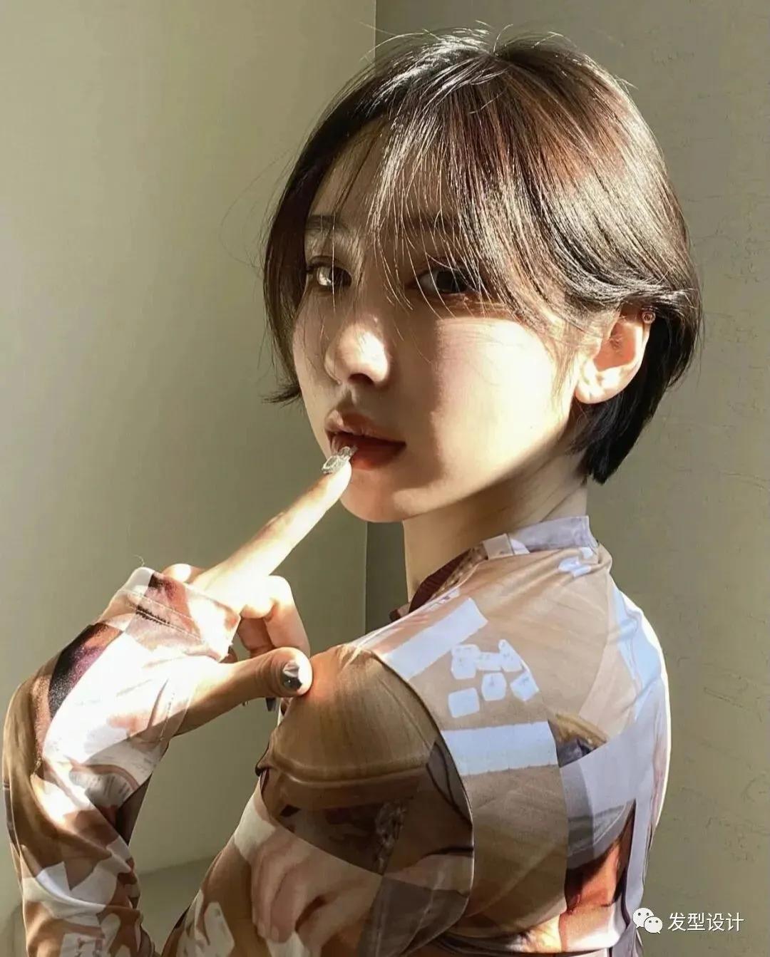 “热短发”，是纯欲天花板哦