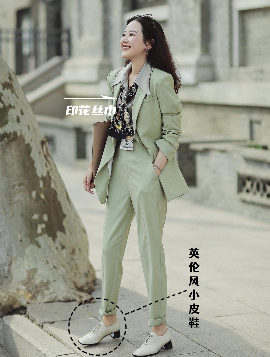 不得不说，今年的上衣、裤子还是“塞腰”更洋气，谁穿谁瘦