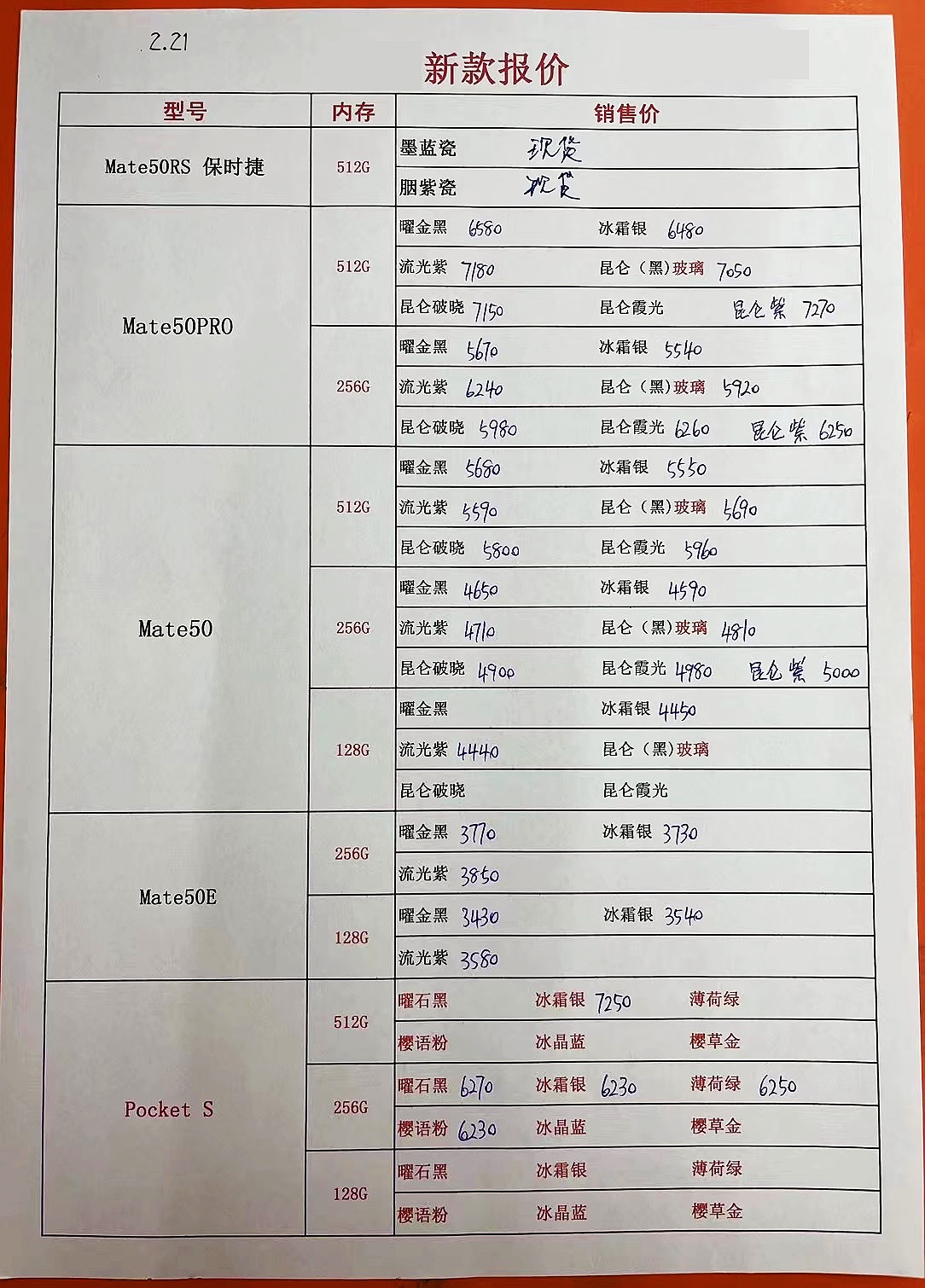 深圳华强北2023年手机7月份报价表,2023年12月手机批发价格一览表