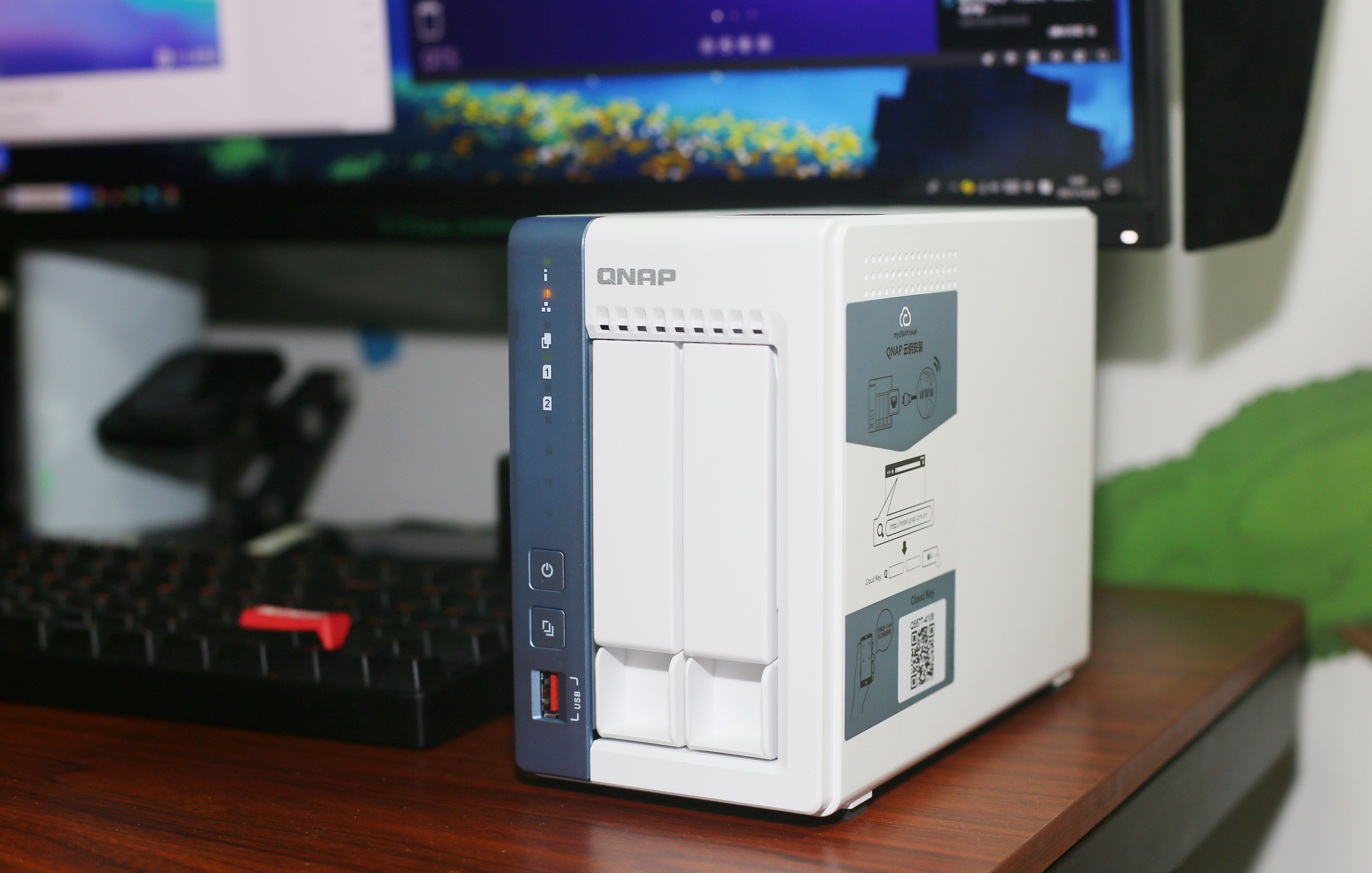 尝试硬盘+网盘我上车了NAS，小白第一款威联通TS-262C+红盘养成记