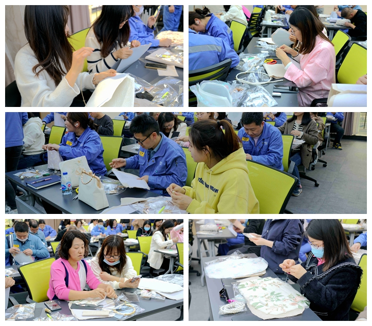 巧手制美包，真情暖三月|浦项（苏州）开展妇女节口金包DIY活动