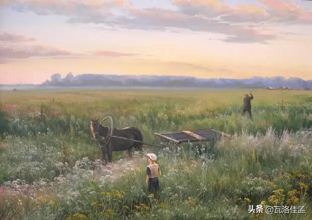 夏天的魅力诗句,夏天的美丽景色绘画