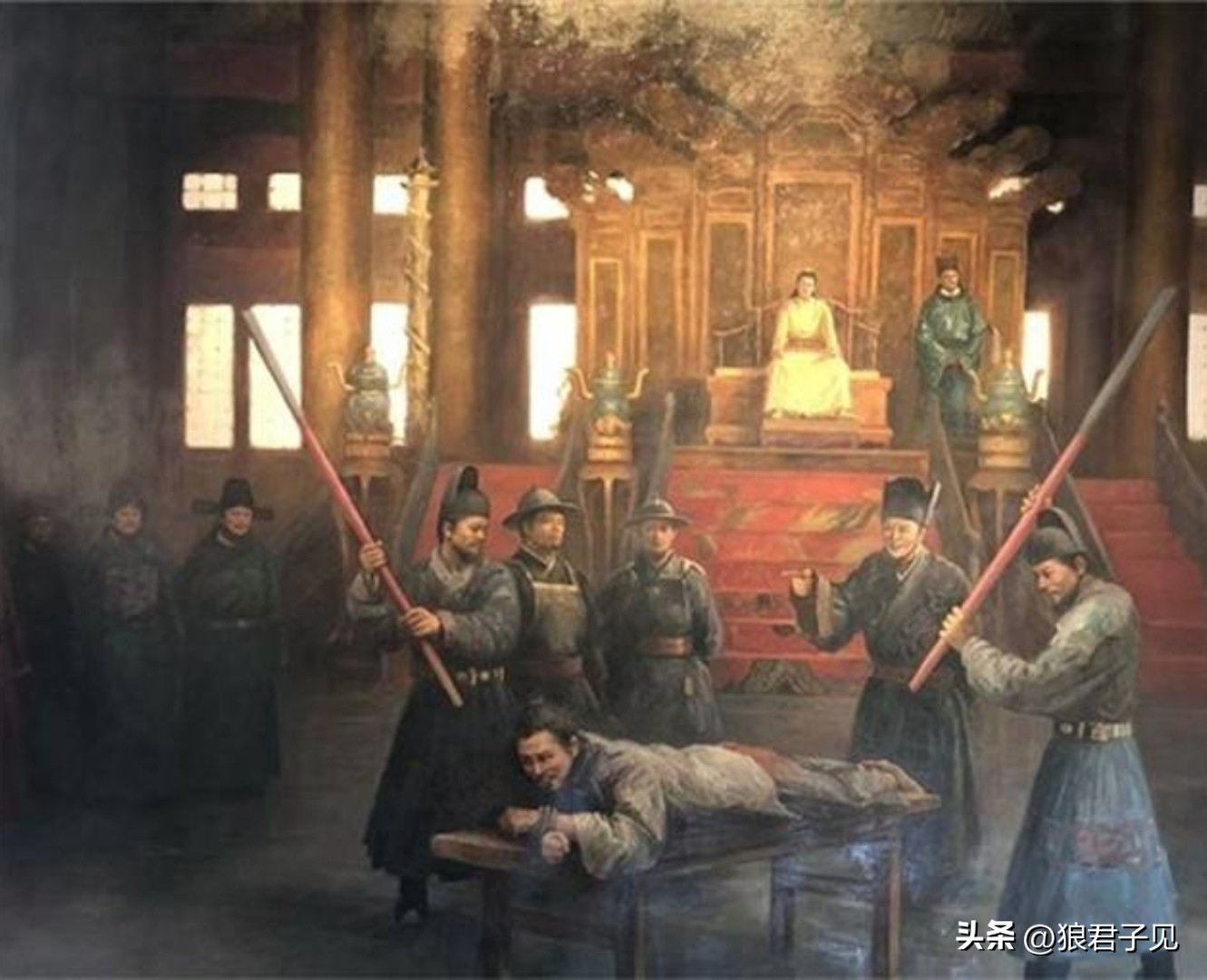 私刑挨板子,挨板子笞杖之刑