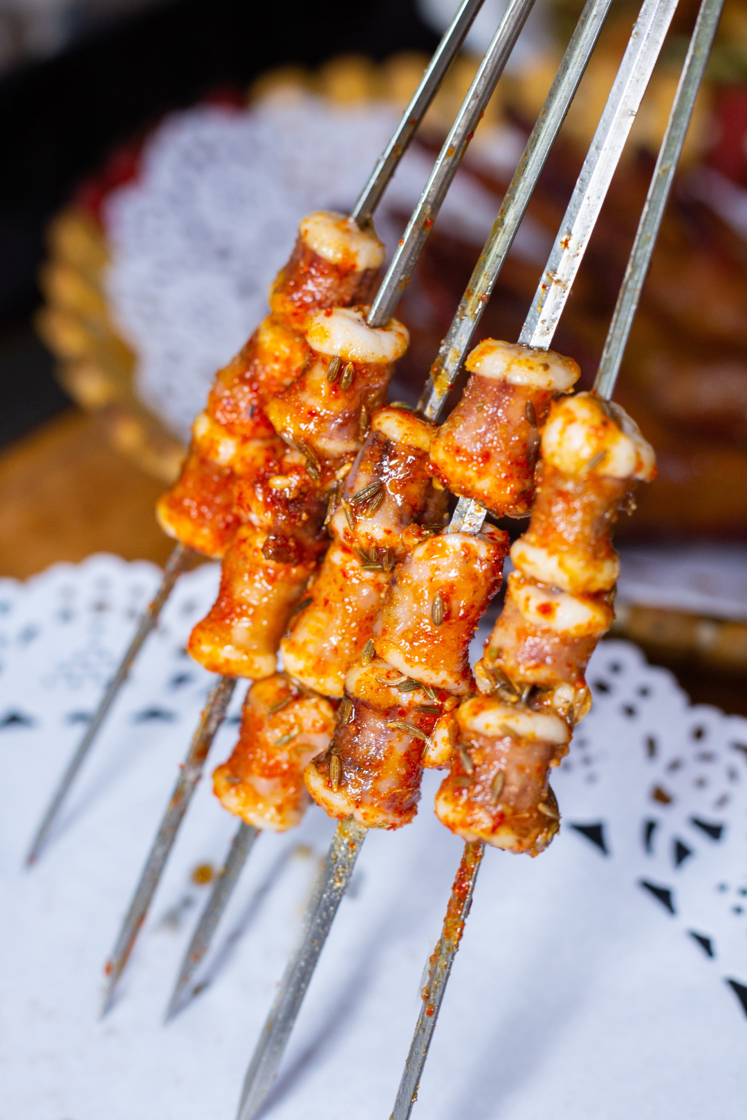 吃烧烤不能没有砂锅豆腐,正宗淄博小炉烧烤