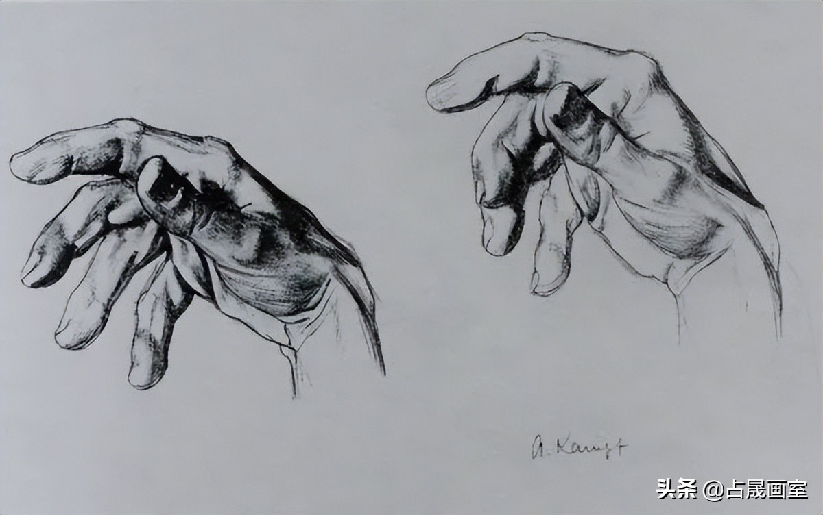 德国素描大师，康波夫严谨的素描