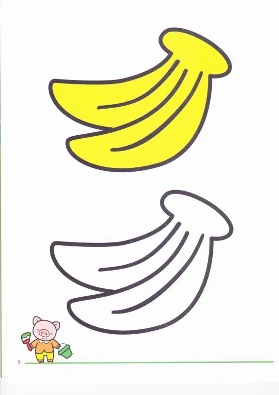 小班简笔画涂色,小班涂色素材怎么打印