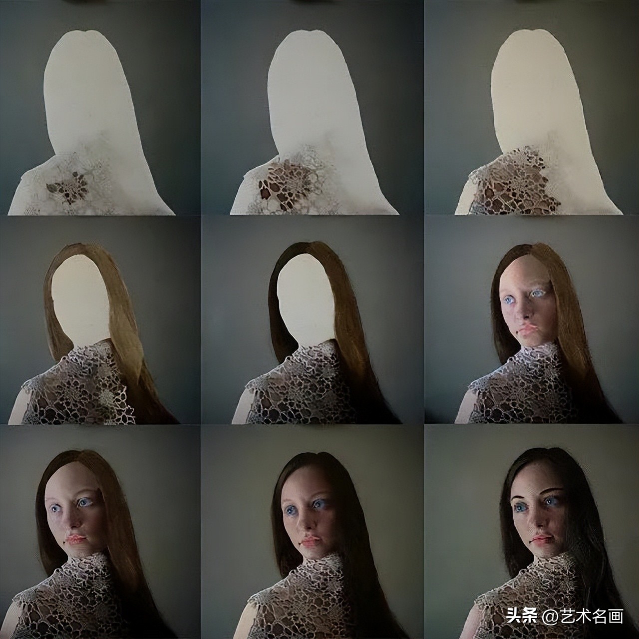 布格罗油画人物高清作品图文,马可格拉西超写实油画图片