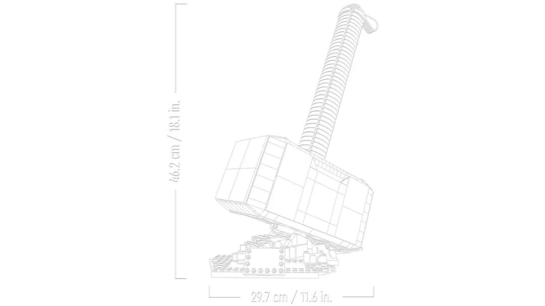乐高这款雷神之锤竟然内有乾坤,乐高雷神之斧小型版