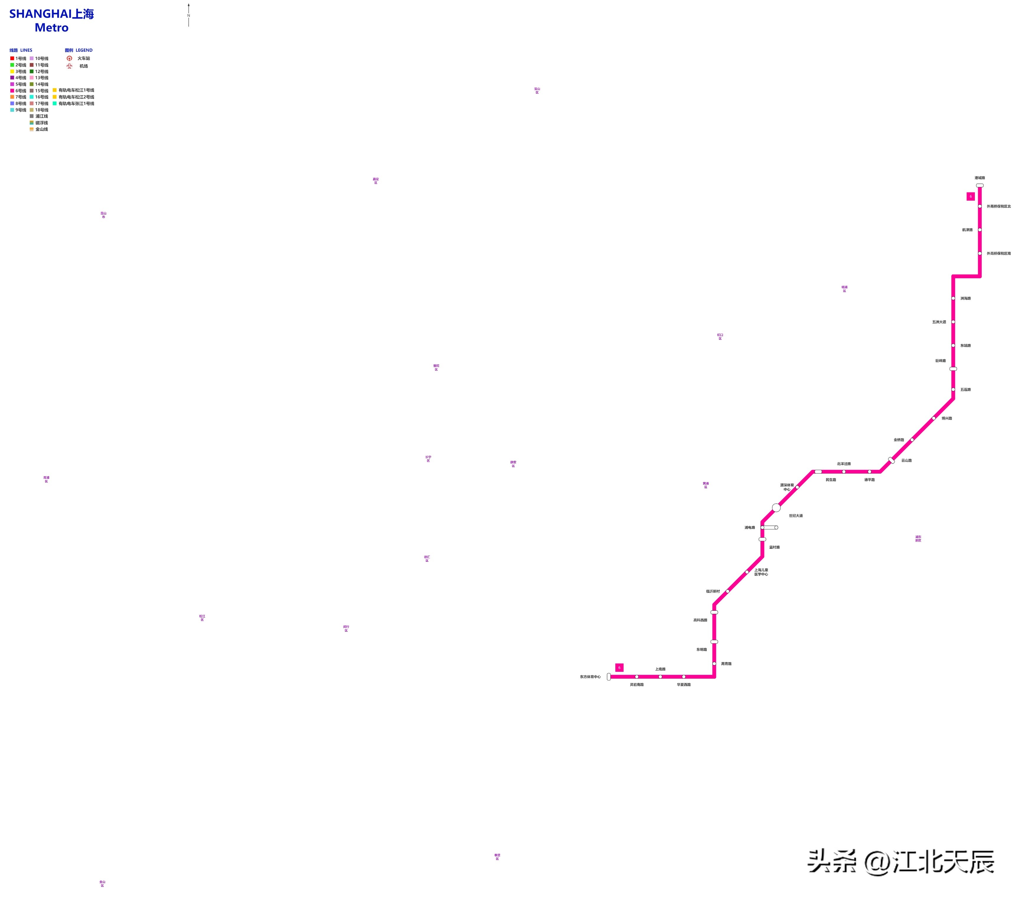 中国城市轨道交通系统线路图,最新上海城市轨道交通