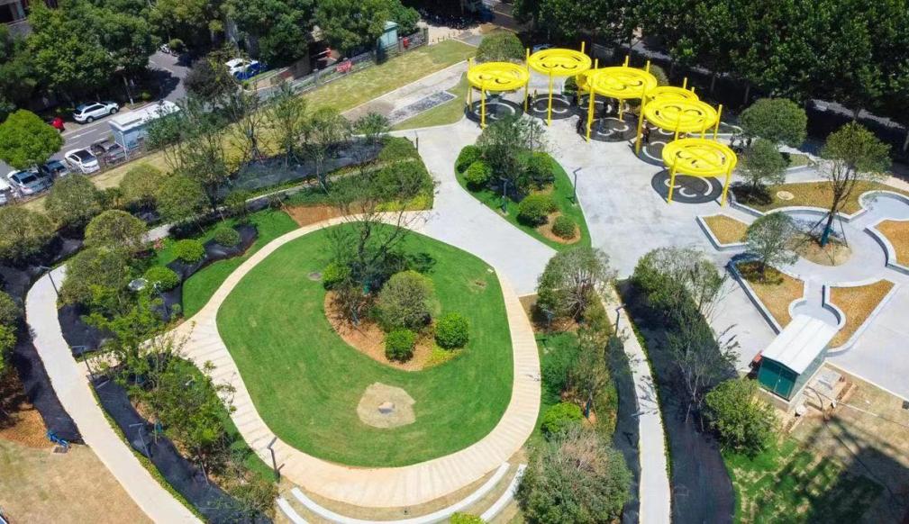 口袋公园生态美景,口袋公园小景观