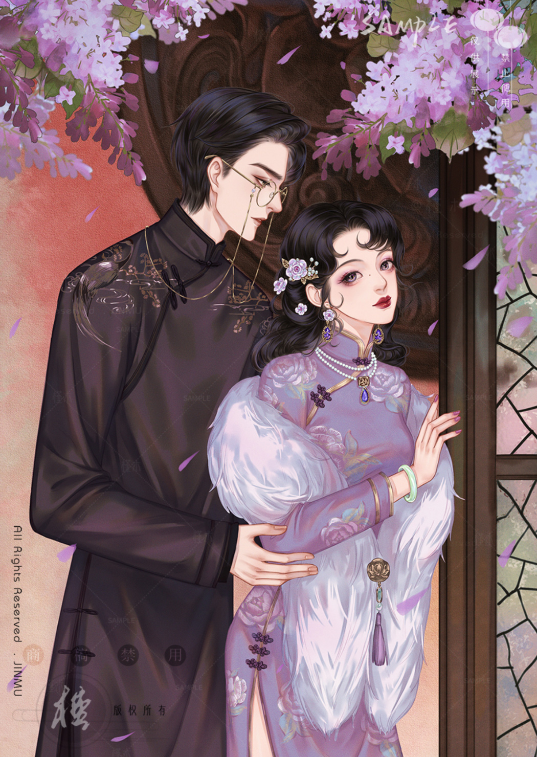 好甜呐,这位插画大大也太会了吧!缺情头的快来收藏啦