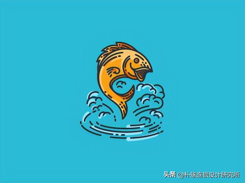 鱼创意logo设计免费,餐饮logo鱼免费设计