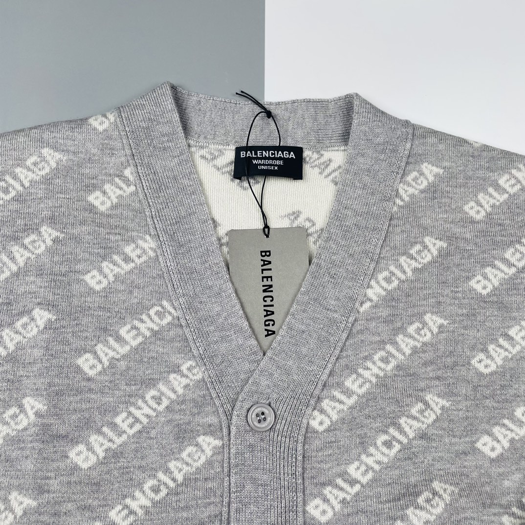 balenciaga巴黎世家字母毛衣开衫,balenciaga巴黎世家track2.0平替