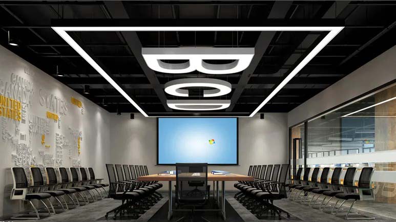 60平方米小型会议室装修设计,实用典雅的会议室大厅装修方案