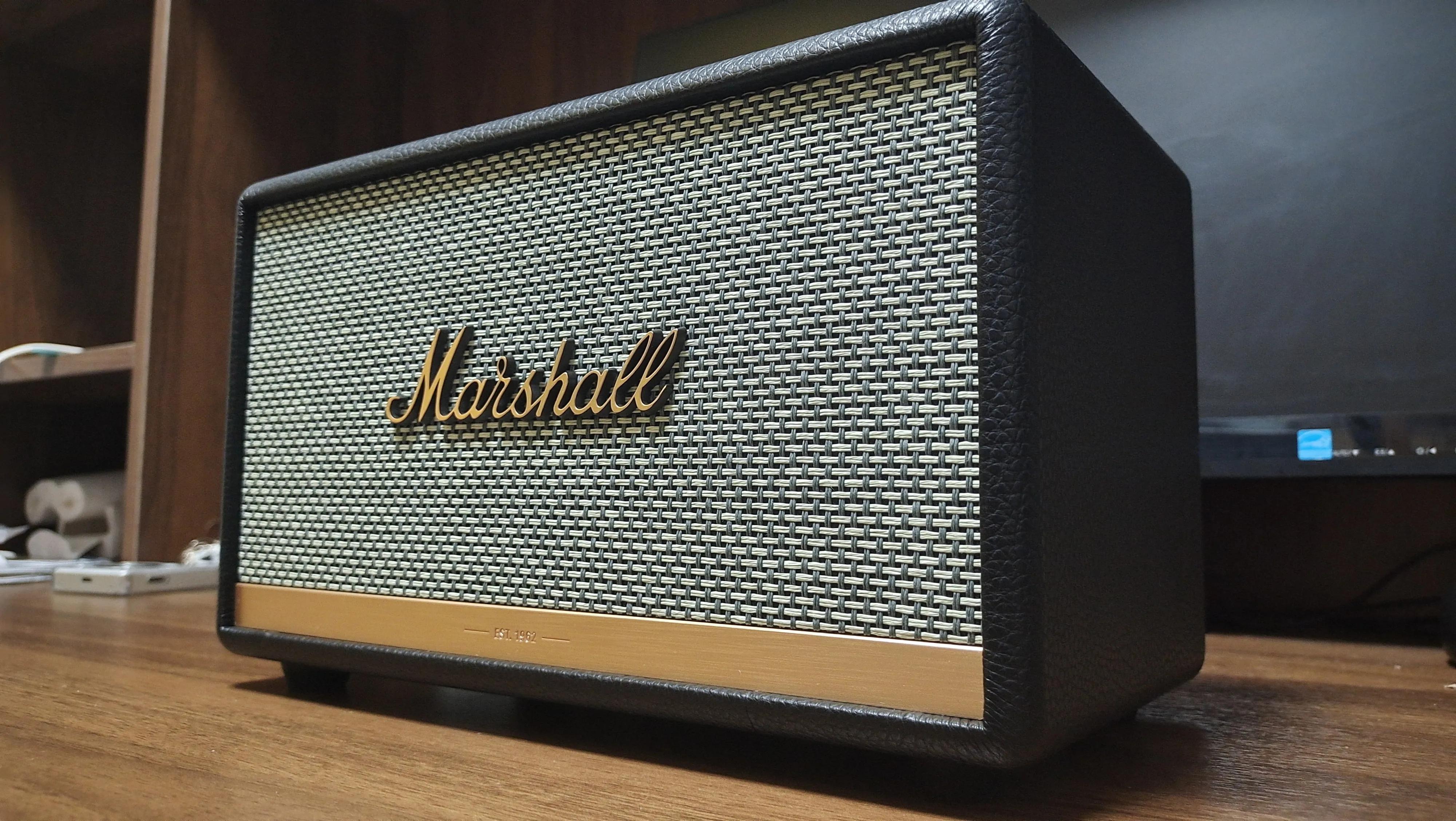 马歇尔acton二代开箱测评,马歇尔acton2外观