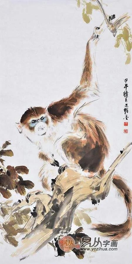 刘继卣猴,刘继卣画猴作品高清大图