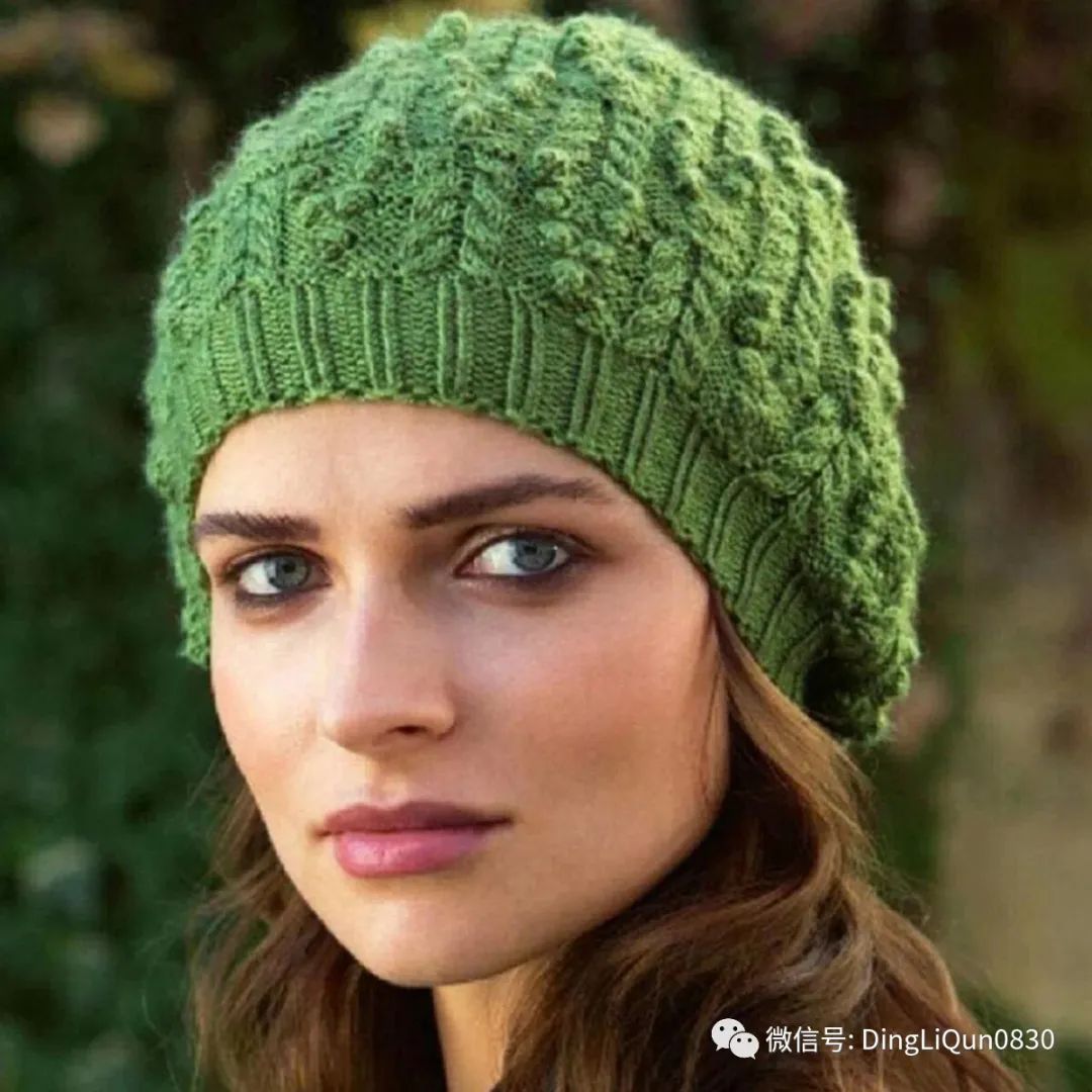 钩冬天帽子图解,冬天针织帽子的织法