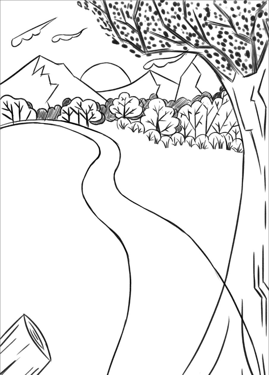 如何画插画感的画,来来绘画