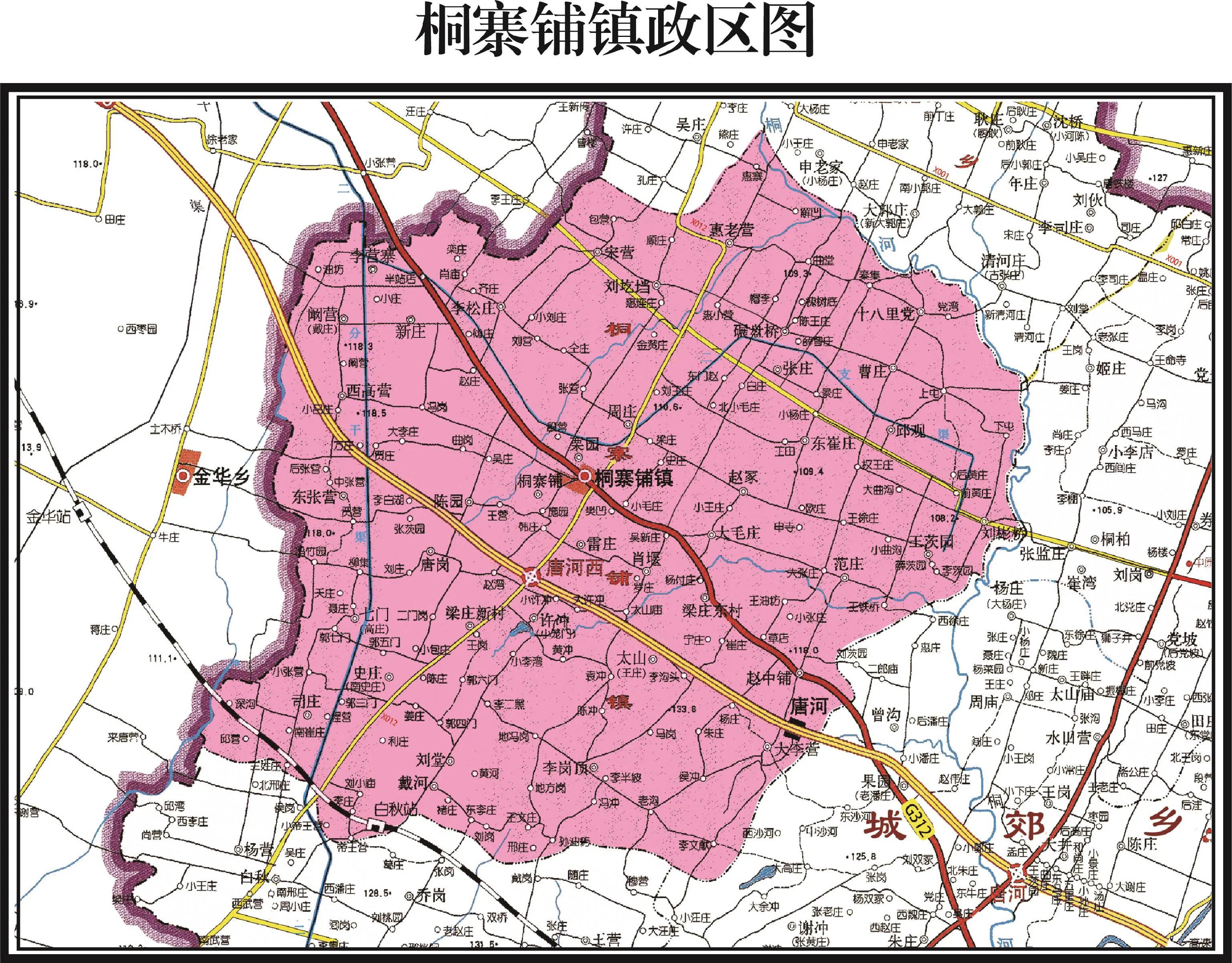 唐河村分布,唐河县下面哪个乡镇最大