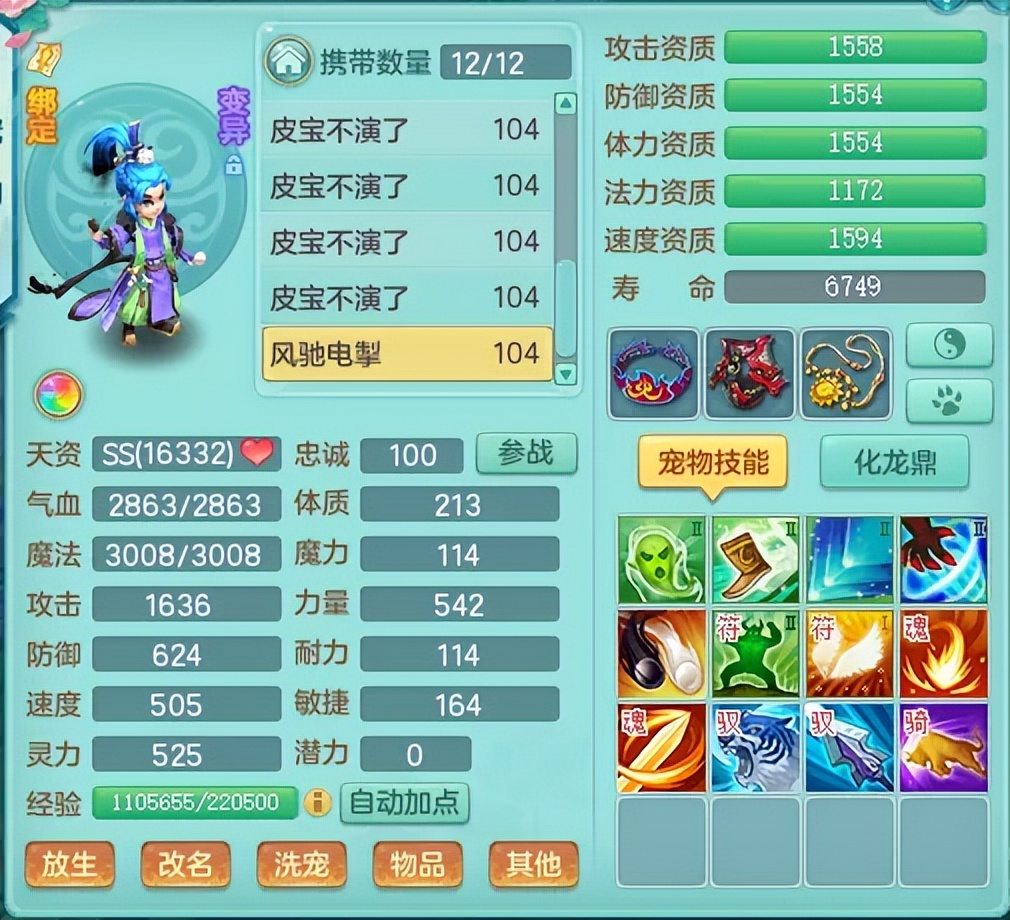 神武95级洗什么宠,神武四最适合洗宠的宝宝