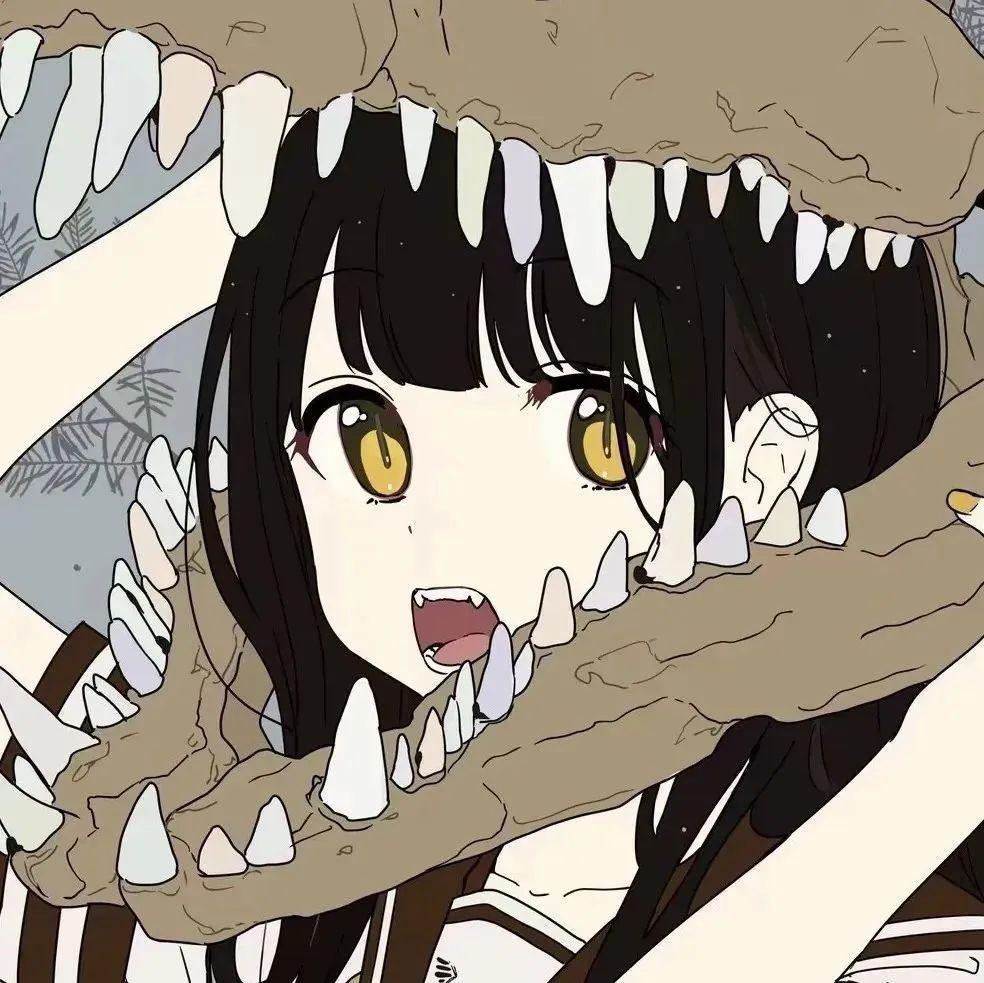 wechat头像女动漫黑白,wechat黑白清冷头像