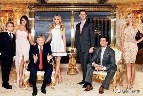 特朗普最小的儿子和最大的孙子,特朗普的小儿子今年几岁