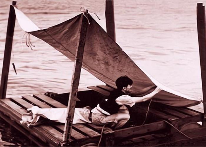 1942年，中国小伙潘镰落入大西洋，靠喝鸟血吃鲨鱼肉熬了133天