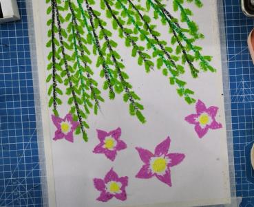 儿童画创意美术6-8岁,创意儿童画燕归巢