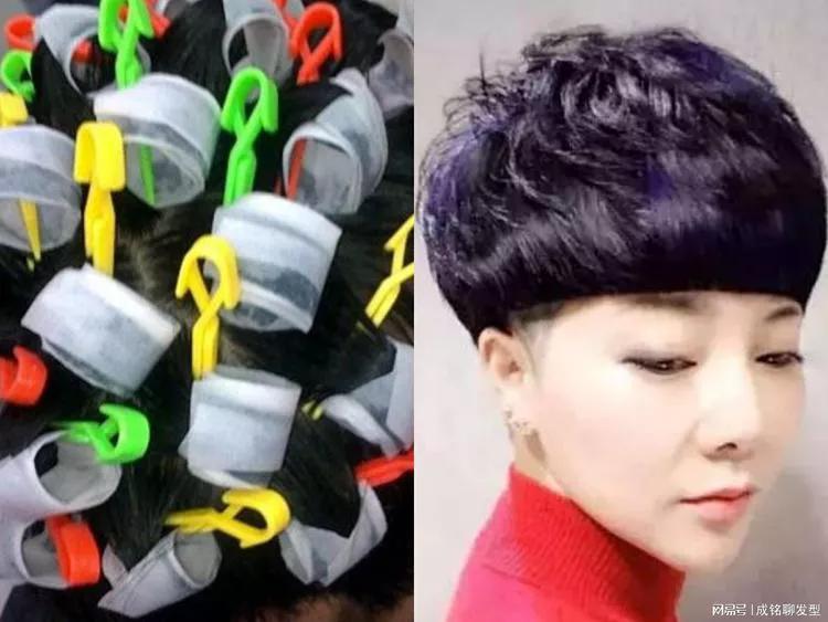 减龄蓬松卷烫,修饰脸型蓬松烫的卷法