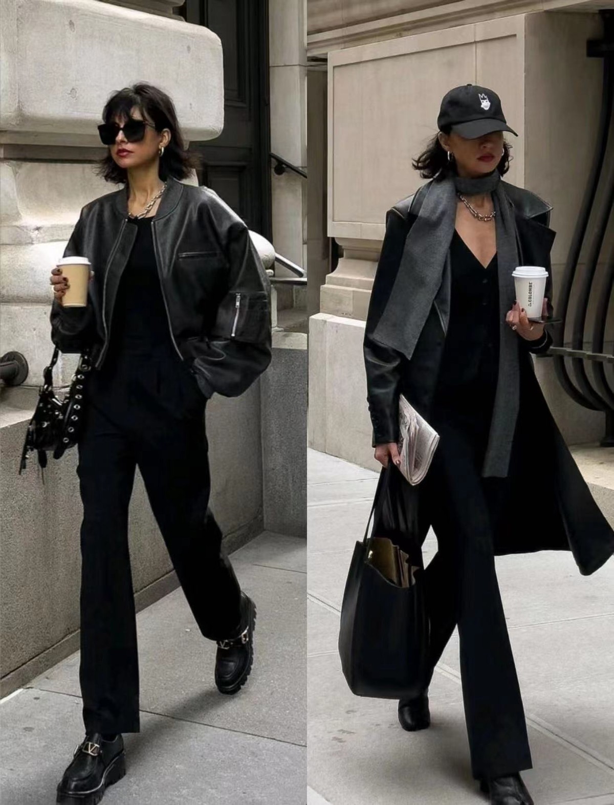 黑裤子怎么穿搭显腿长,黑裤子怎么穿搭好看