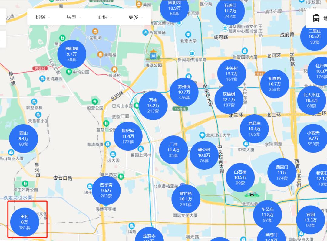 海淀哪个楼盘不值得买,海淀的哪些房子便宜