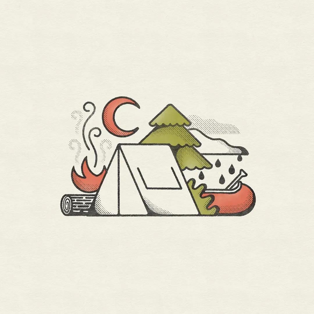 简单实用又好看的简笔画,60款唯美的风景简笔画