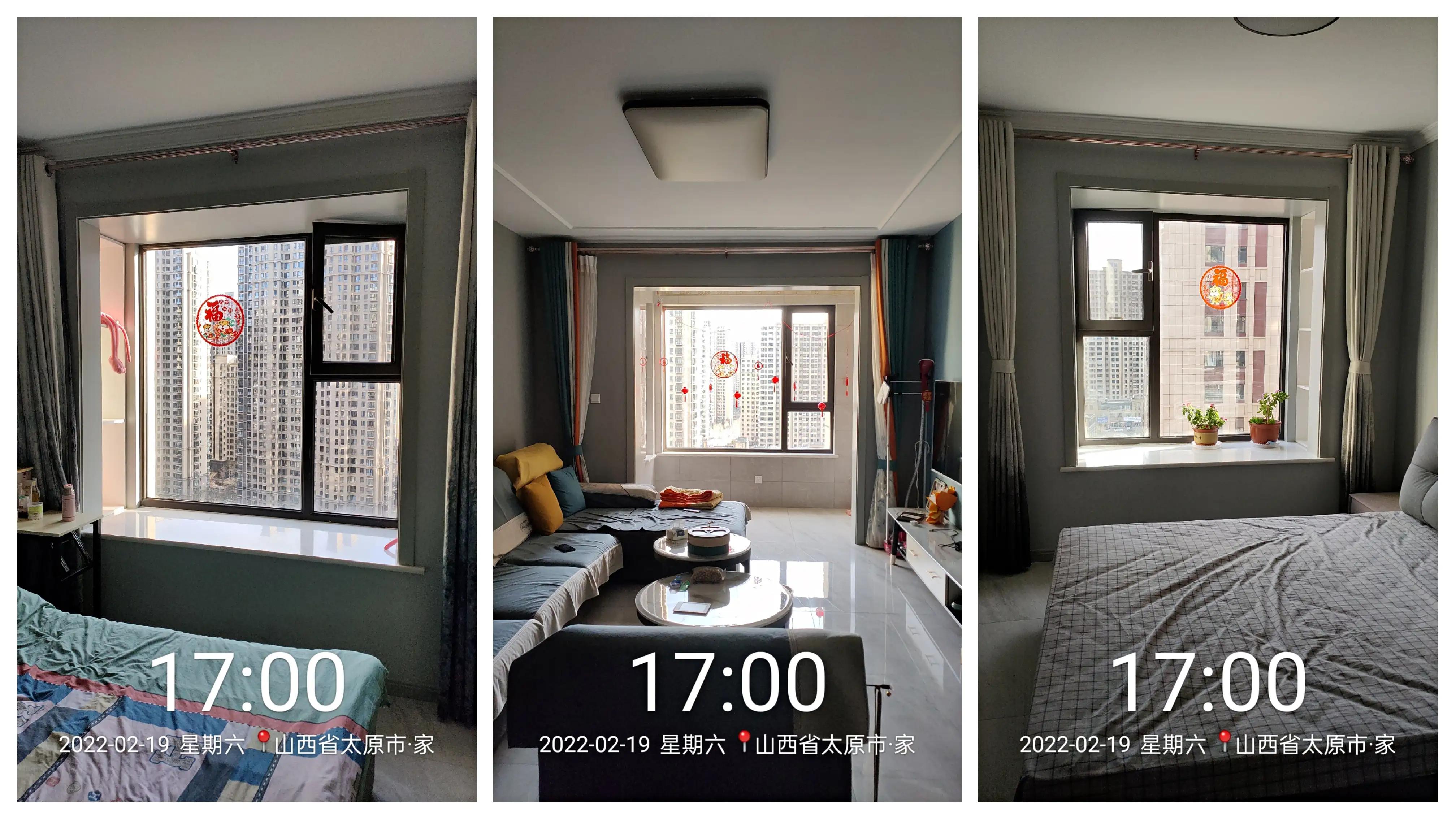 拍照记录了家里一天的采光，说说我的感受