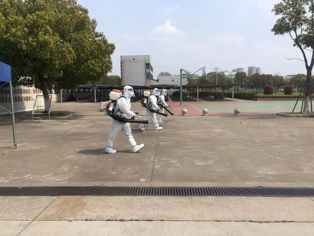 复课复学消毒消杀简报,复学复课学生食堂清洁和消杀