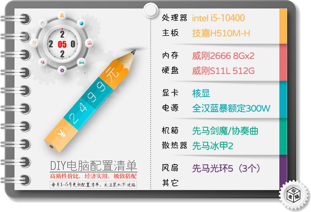 11月电脑配置推荐5000左右,2022组装电脑配置推荐6000元左右