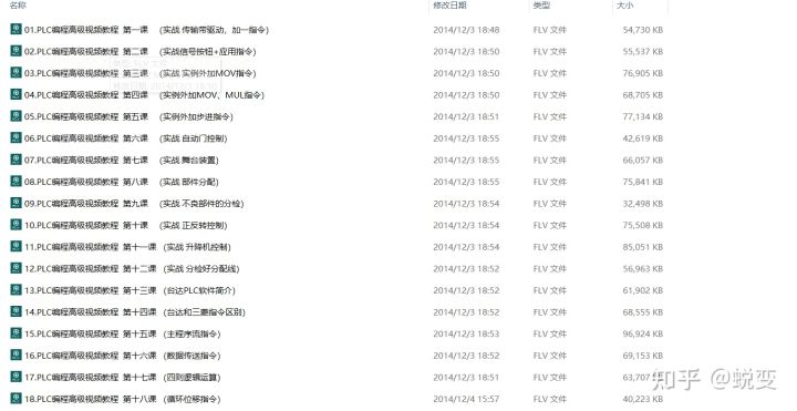 PLC编程视频教程实战,免费全套plc编程入门视频教程