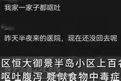 恒大御景半岛自备井致多人腹泻呕吐，东北二环市政配套何时完善？