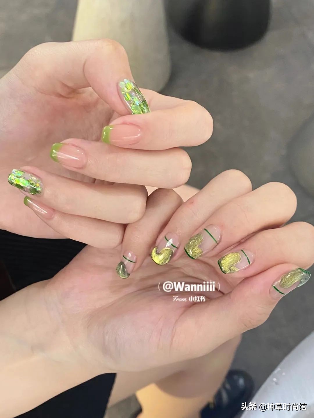 秋冬超显白高级感美甲,春日美甲图片最新款百搭