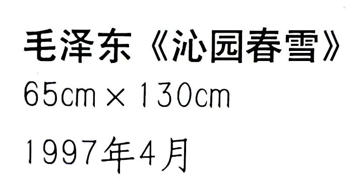 《姜东舒书法艺术》集·楷书赏析(20)·毛*东泽**〈*园春沁**·雪〉