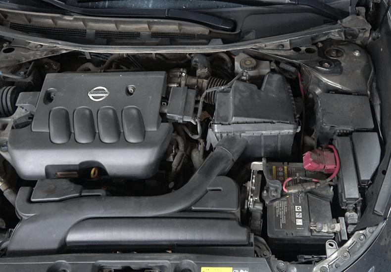 天籁改装几何光束大灯,2012款天籁更换led大灯