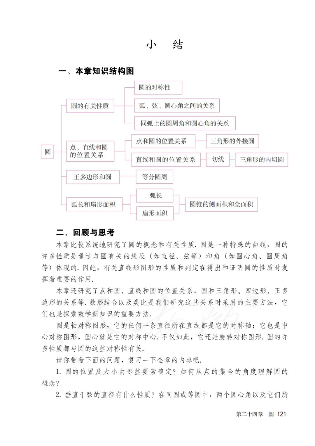 人教版初三上册数学课本目录,初三九年级上册数学书人教版