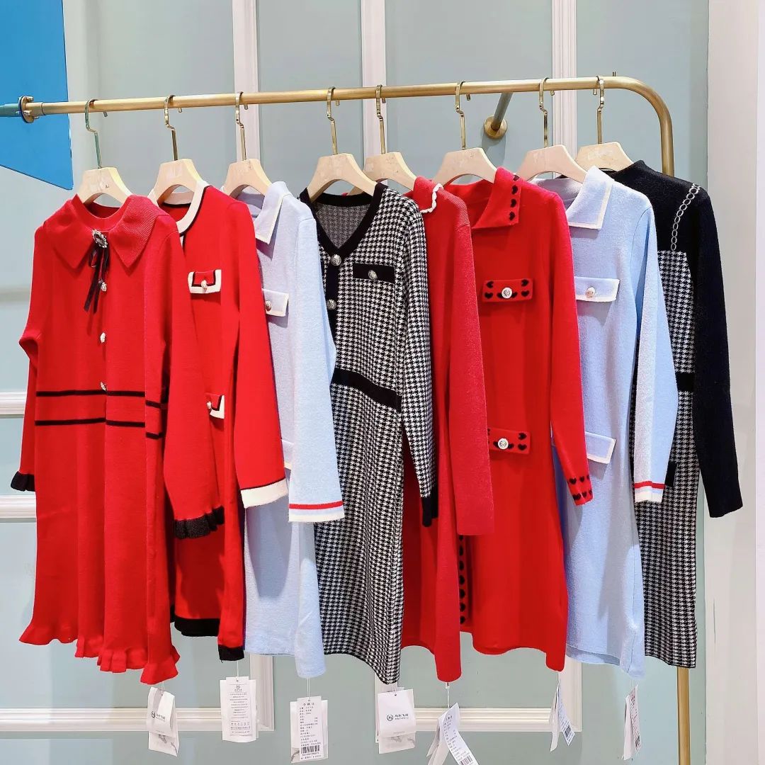 马尔飞丝品牌女装直播,马尔飞丝羊绒连衣裙折扣