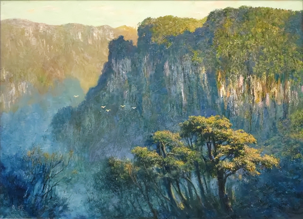 陈庆珠人物油画,东台市陈庆珠